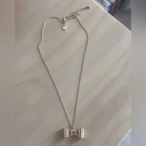 Banana Republic Gold Bow Pendant Necklace